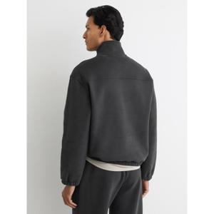 REISS Quinn Cotton-Blend Half-Zip Sweatshirt